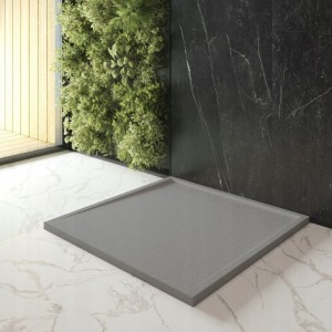 Brodzik prysznicowy prostokątny 90x90 szary Viva