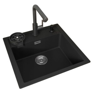 Zestaw zlew Franke Sirius Sid 610 bateria Ebro + dozownik + myjka + koszyk