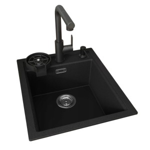 Zestaw zlew Franke Sirius Sid 610-40 bateria Ebro + dozownik + myjka + koszyk