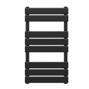 Grzejnik łazienkowy czarny 80 cm x 45 cm Oslo
