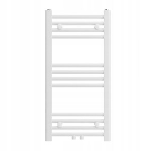 Grzejnik łazienkowy ścienny kaloryfer wodny drabinka 80x40 cm biały BASER 