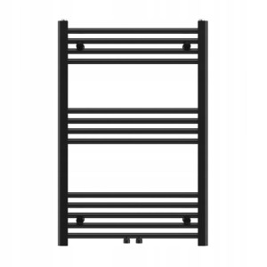 Grzejnik łazienkowy nowoczesny drabinkowy czarny 90x60 cm Raven