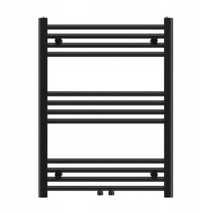 Grzejnik łazienkowy nowoczesny drabinkowy czarny 80x60 cm Raven
