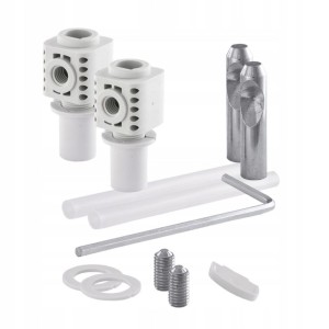 Zestaw mocujący do misek WC i bidetów kompletny zestaw mocowań