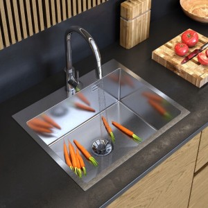 Zlewozmywak stalowy jednokomorowy inox Silvo 60