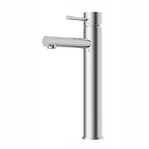 Bateria umywalkowa wysoka stojąca jednouchwytowa kran łazienkowy chrom GAMO