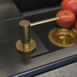 Dozownik prestige na płyn brush gold 