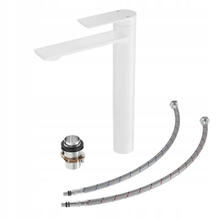 Bateria-umywalkowa-wysoka-do-lazienki-stojaca-BIALY-kran-do-umywalki-CABO-EAN-GTIN-5905036630830.jpg