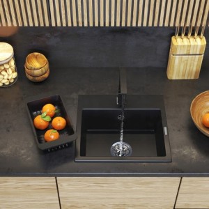 Zestaw - zlew jednokomorowy Mini - bateria - ociekarka - syfon