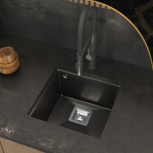 Zlewozmywak granitowy podwieszany Napo 42 - syfon 