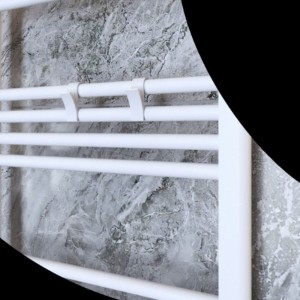 Zestaw Haczyk 2x Wieszak na grzejnik na ręcznik bezinwazyjny biały