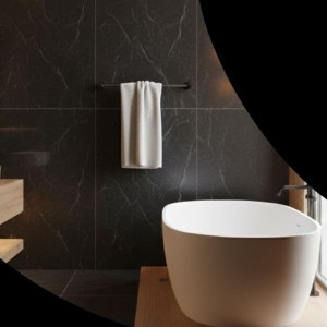 Uchwyt na ręcznik długi wieszak łazienkowy gunmetal reling Kivo