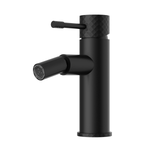 Bateria bidetowa stojąca łazienkowa jednouchwytowa obrotowa czarna - GAMO