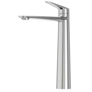 Bateria umywalkowa wysoka mosiężna stojąca kran łazienkowy chromowana NOLA