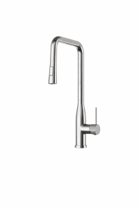 Bateria kuchenna z wyciągana wylewką stojąca 2-funkcyjna chrom - VECNA