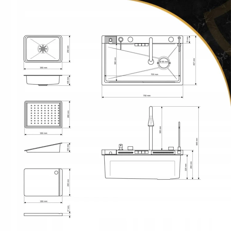 Zlew-stal-75 cm-wkladki.jpg