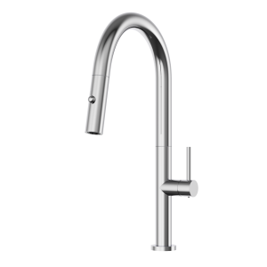 Bateria kuchenna wyciągana wylewka kran zlewozmywakowy 360°  chrom VIOLE