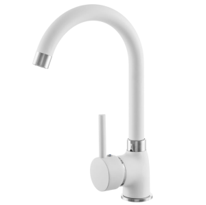 Bateria kuchenna stojąca stała wylewka kuchnia zlewozmywakowy biała CORT