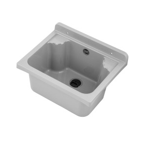 Komora gospodarcza komora przemysłowa zlewozmywak zlew pralniczy szara HOKA