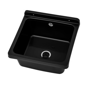 Komora gospodarcza komora przemysłowa zlewozmywak pralniczy czarna RITA