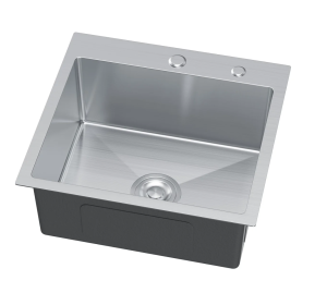 Zlewozmywak stalowy kuchenny jednokomorowy zlew kuchenny stalowy chrom ELEN