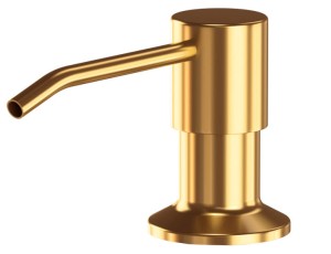 Dozownik do płynu dozownik do zlewu okrągły obrotowa końcówka złoty MELANI