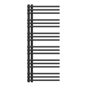 Grzejnik łazienkowy ścienny grzejnik wodny drabinka 120x50 cm czarny LOMEA