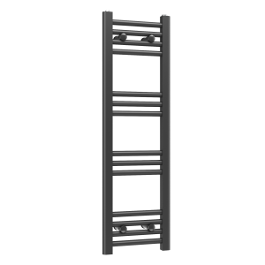 Grzejnik łazienkowy ścienny kaloryfer wodny drabinka 100x30 cm czarny BASER 