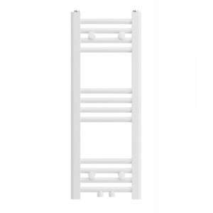 Grzejnik łazienkowy ścienny kaloryfer wodny drabinka 80x30 cm biały BASER 