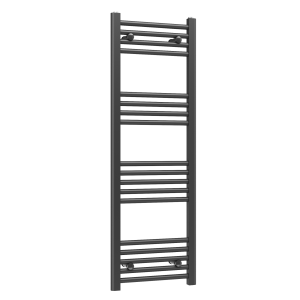 Grzejnik łazienkowy ścienny kaloryfer wodny drabinka 120x40 cm czarny BASER 