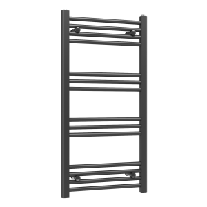 Grzejnik łazienkowy ścienny kaloryfer wodny drabinka 100x50 cm czarny BASER 