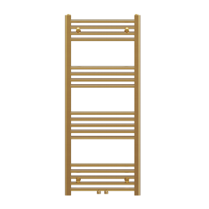 Grzejnik łazienkowy ścienny kaloryfer wodny drabinka 120x50 cm złoty BASER 