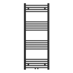 Grzejnik łazienkowy ścienny kaloryfer wodny drabinka 130x50 cm czarny BASER 