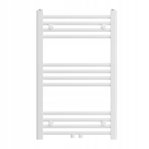 Grzejnik łazienkowy ścienny kaloryfer wodny drabinka 80x50 cm biały BASER