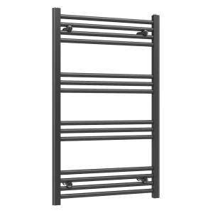 Grzejnik łazienkowy ścienny kaloryfer wodny drabinka 100x60 cm czarny BASER