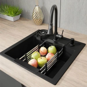 Zestaw - Zlewozmywak Franke Sid 610 - bateria Snake - dozownik - koszyk