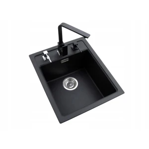 Zestaw - zlew Franke Sid 610-40 - bateria Nook - dwa dozowniki