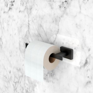 Uchwyt na papier kwadratowy czarny