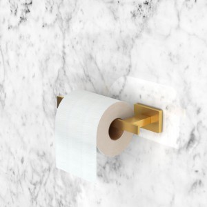 Uchwyt na papier kwadratowy złoty