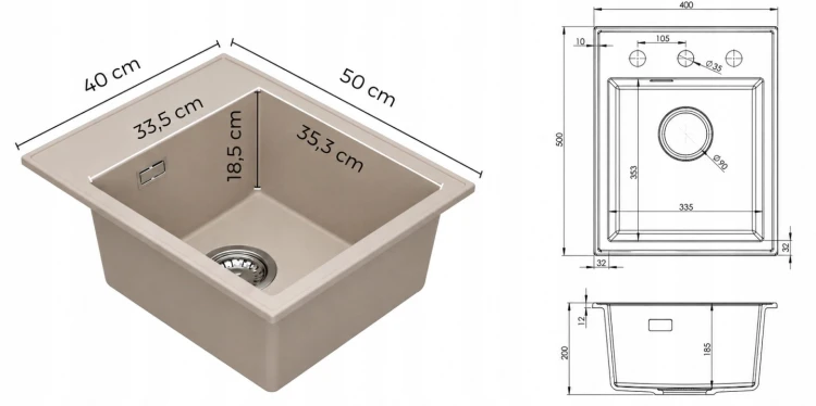 Zlew-kuchenny-granitowy-z-ociekaczem-bezowy-50-cm-bateria-dozownik-13w1-Krotszy-bok-40-cm.jpeg