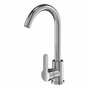 Inox satyna muna bateria kuchenna stojąca 