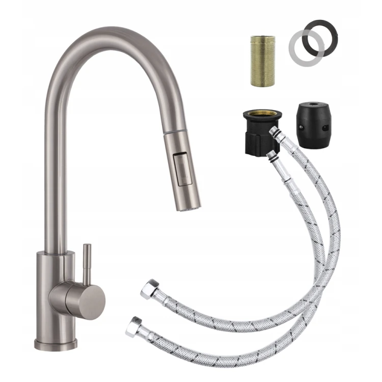 BATERIA-KUCHENNA-WYCIAGANA-WYLEWKA-INOX-CHROM-KRAN-STALOWY-SNAKE-SLIM-Linia-SNAKE-SLIM.gif