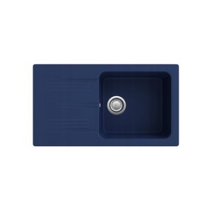Zlewozmywak granitowy z ociekaczem granatowy Ada
