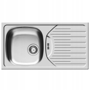 Zlewozmywak jednokomorowy Pyramis ET 78 FORK (78×43,5)-92 mm len