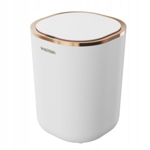 Kosz na śmieci bezdotykowy biały automatyczny z czujnikiem ruchu 12l